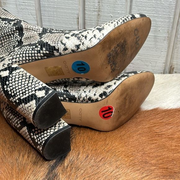 Aldo snake print black and white size 10 - Picture 5 of 10